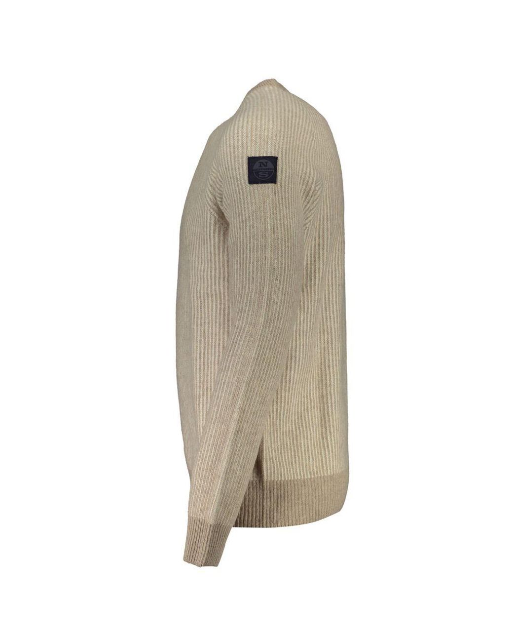 North Sails Natural Wool Sweater for men