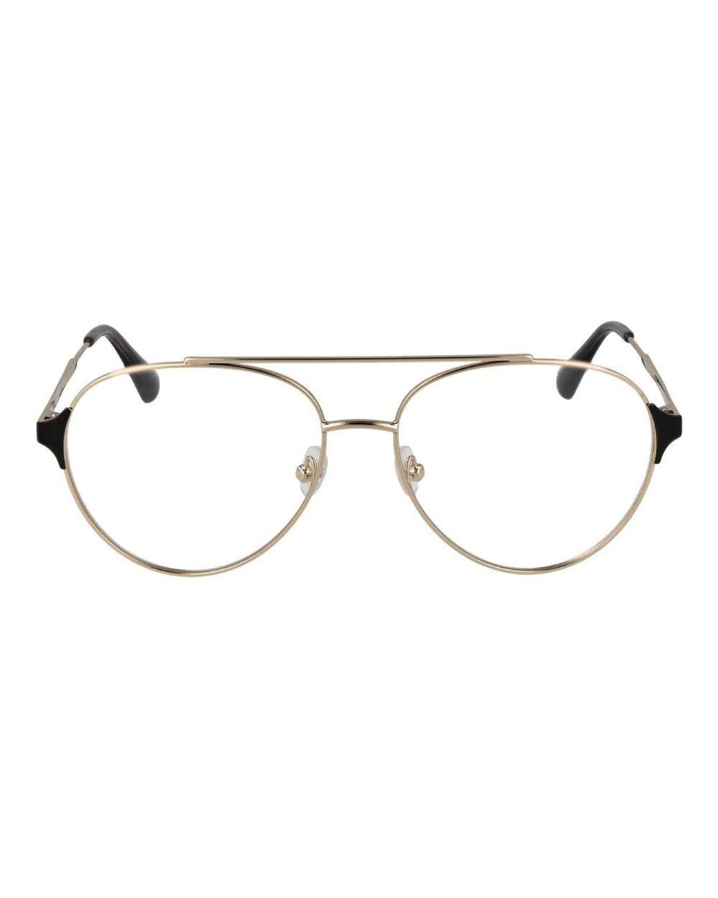 MAX&Co. Metallic Gold Metal Glasses (frames)