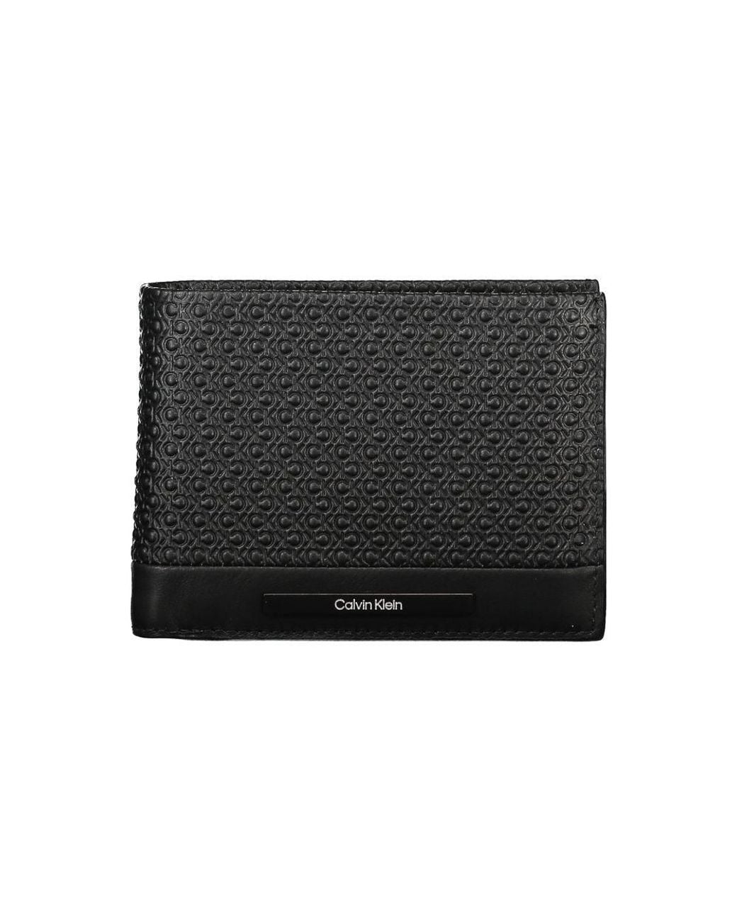 Calvin Klein Black Leather Wallet for men