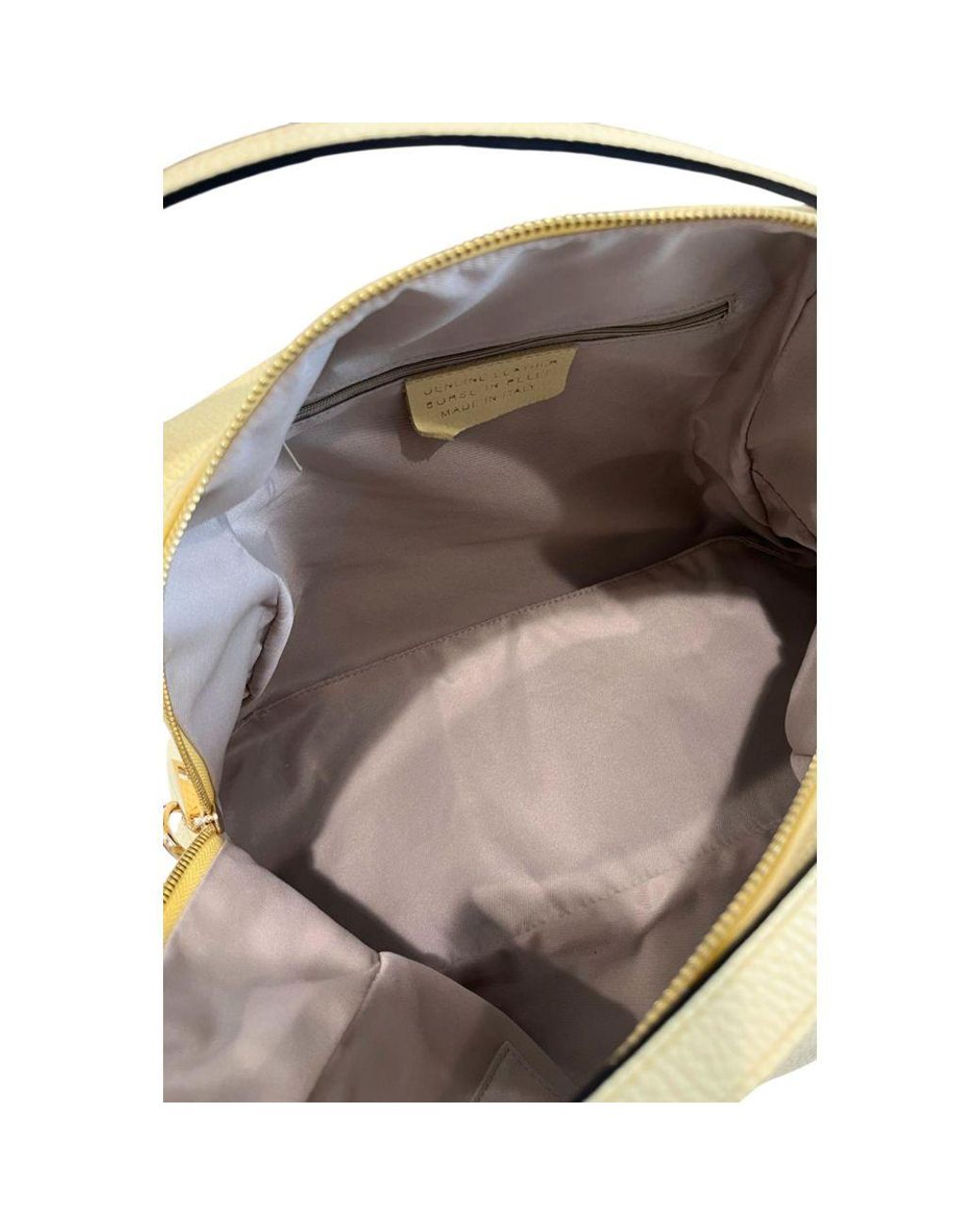 Baldinini Green Yellow Leather Shoulder Bag
