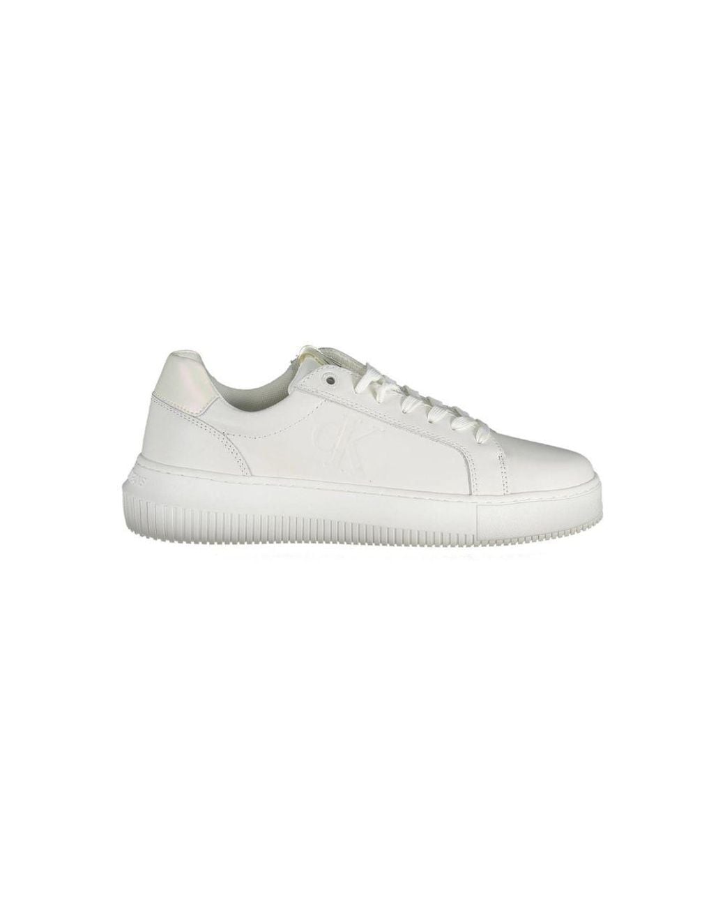 Calvin Klein White Leather Sneaker