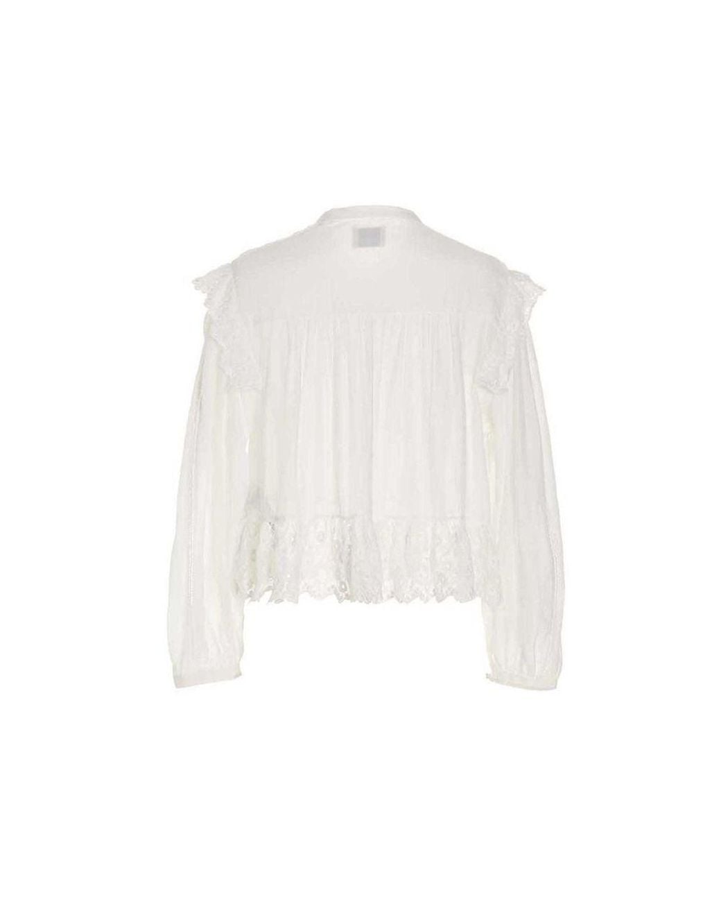Isabel Marant White Viscose Top