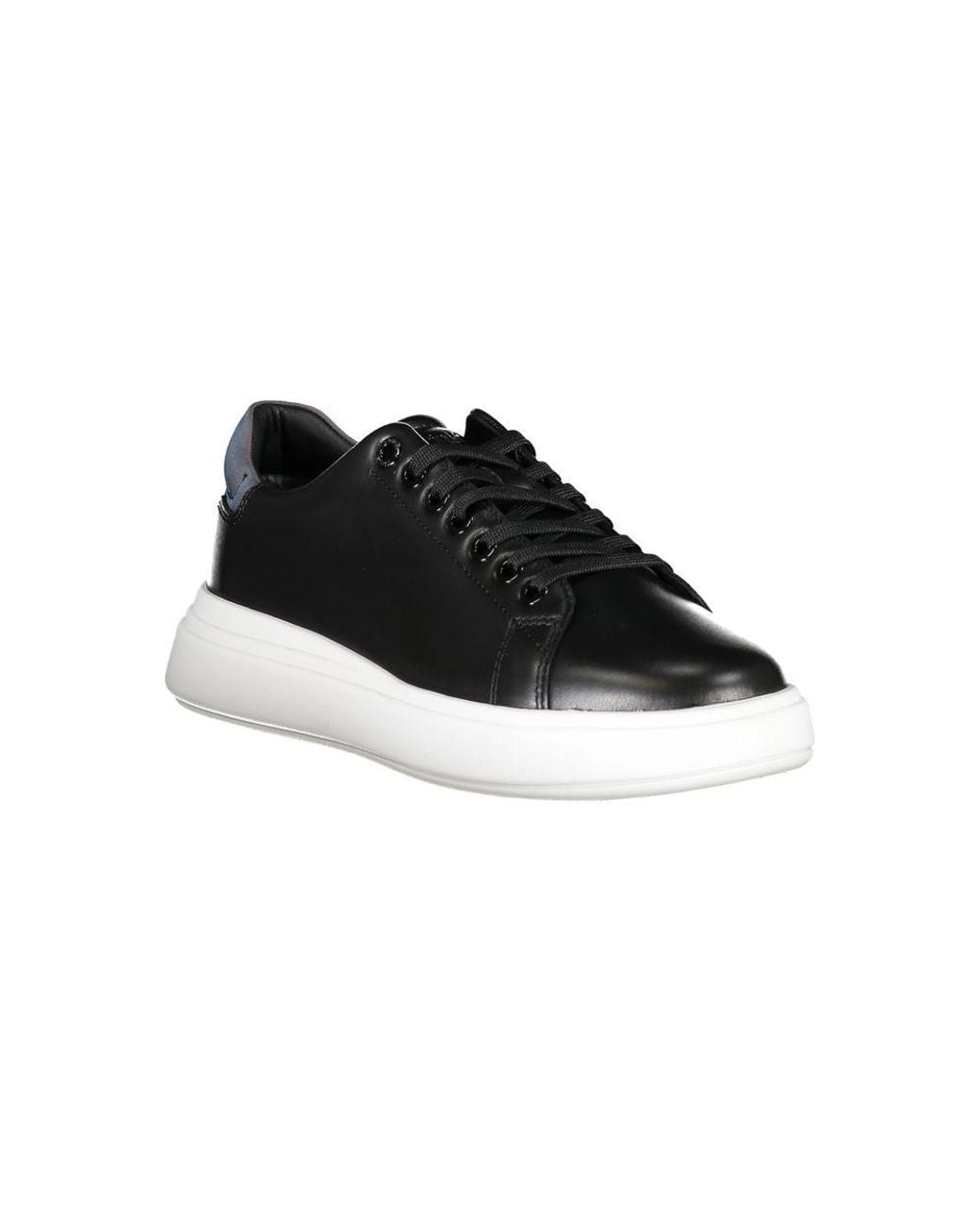 Calvin Klein Black Chic Contrasting Lace-Up Sneakers