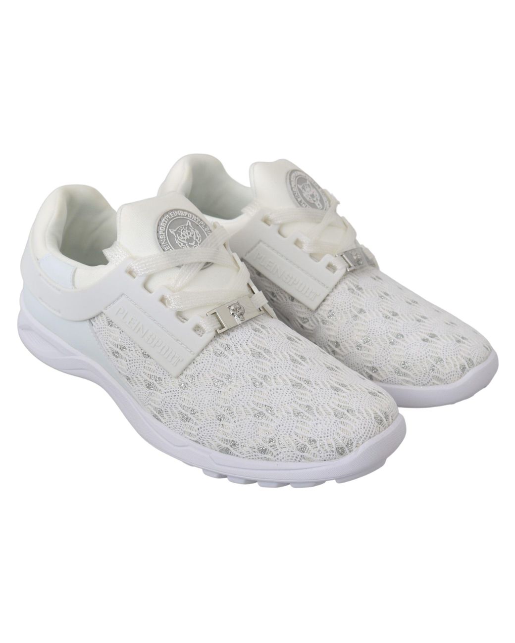 Philipp Plein Black Polyester Casual Sneakers Shoes