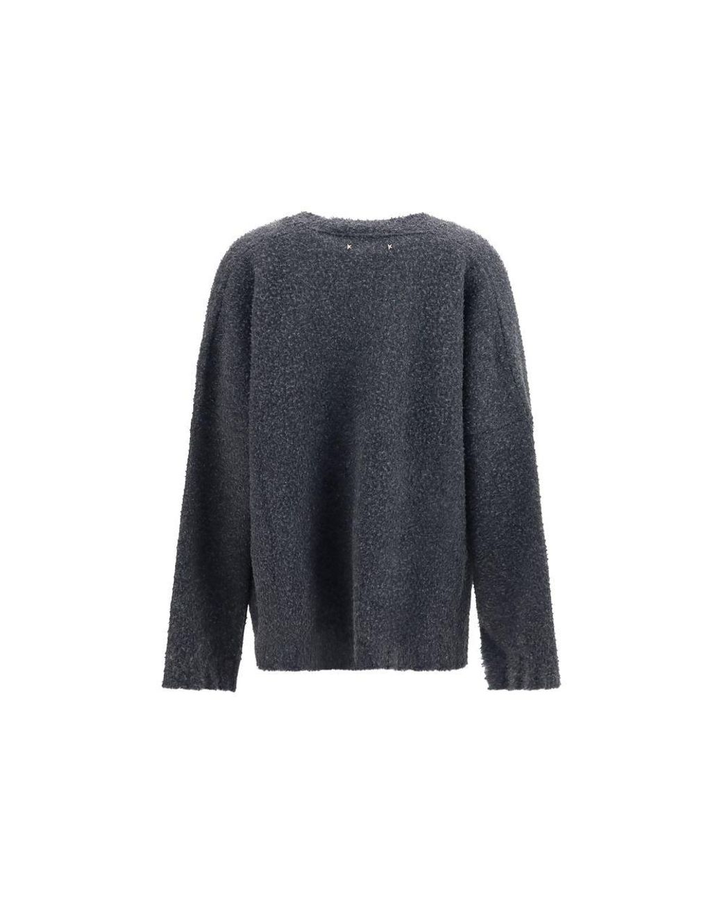 Golden Goose Deluxe Brand Blue Gray Wool Oves Aries Cardigan