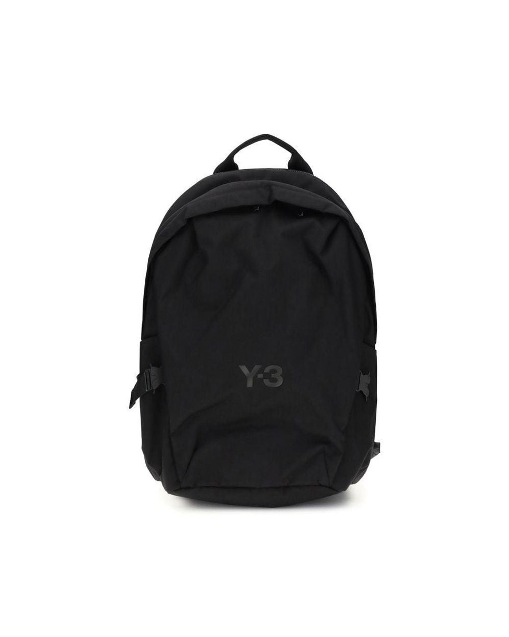 Y-3 Black Nylon Backpack for men