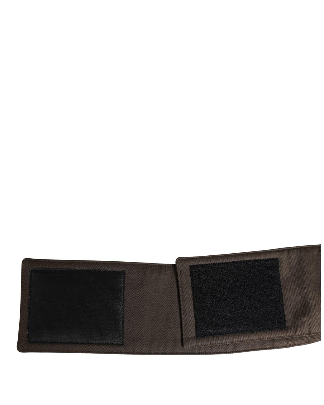 Dolce & Gabbana Brown Viscose Wide Belt Waist Cummerband Nylon Elastane for men