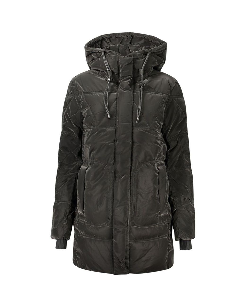 Desigual Black Polyurethane Jacket