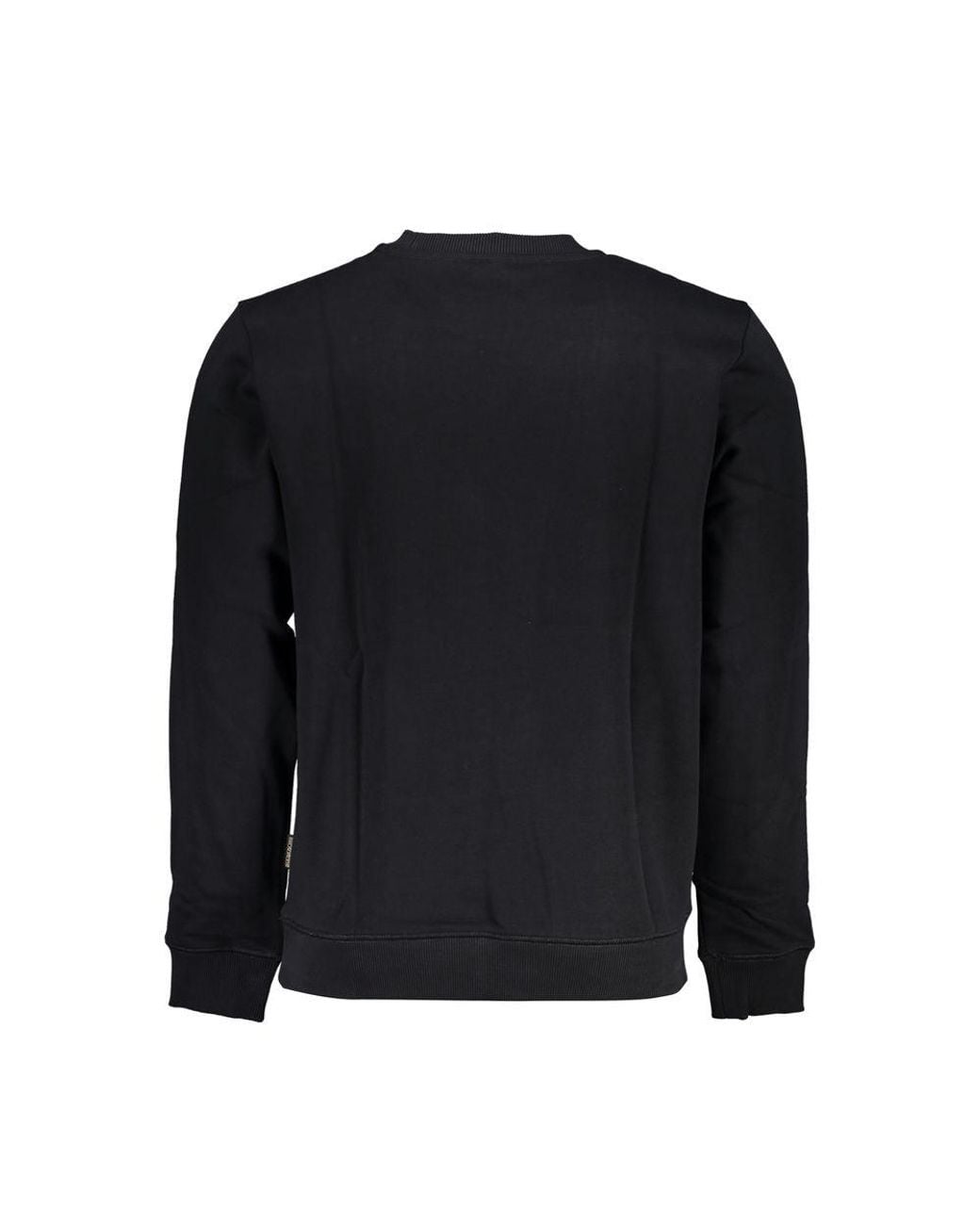 Napapijri Black Cotton Sweater for men