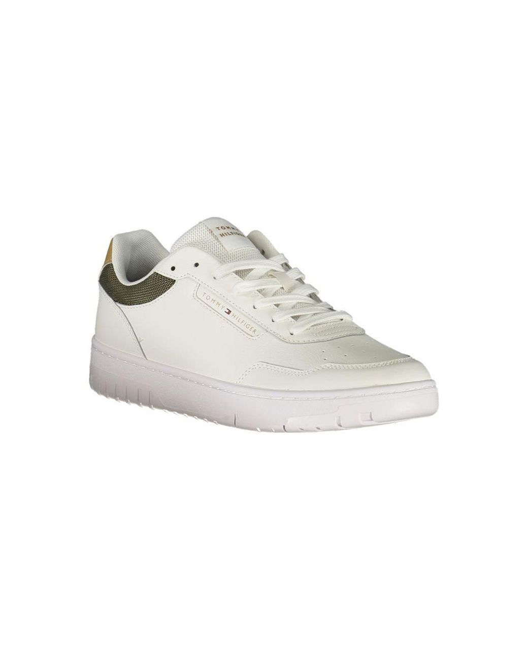 Tommy Hilfiger White Leather Sneaker for men