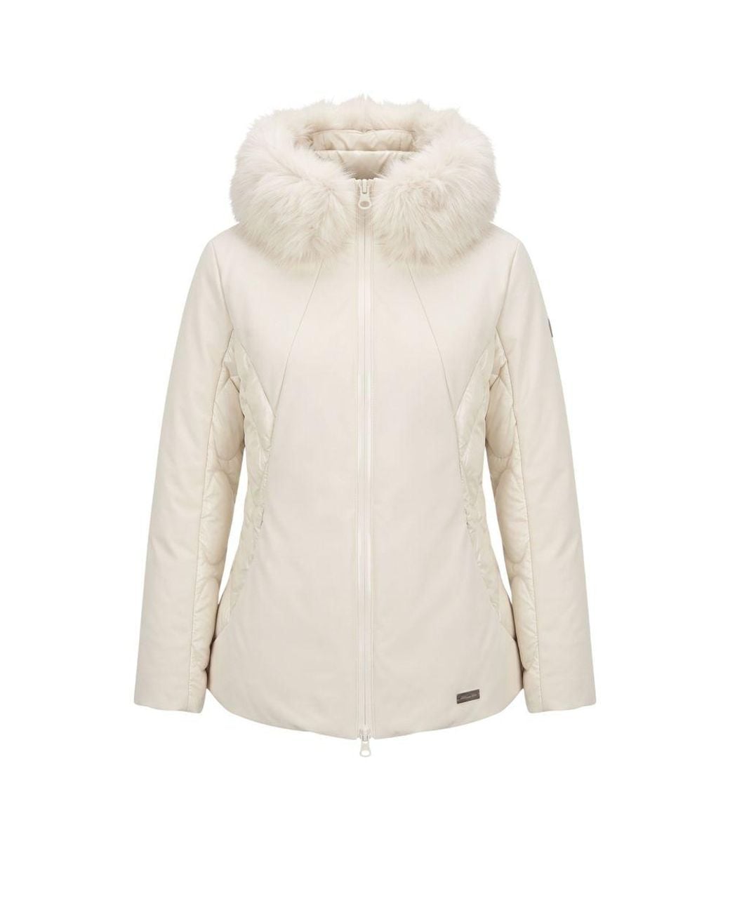 Baldinini White Nylon Jacket