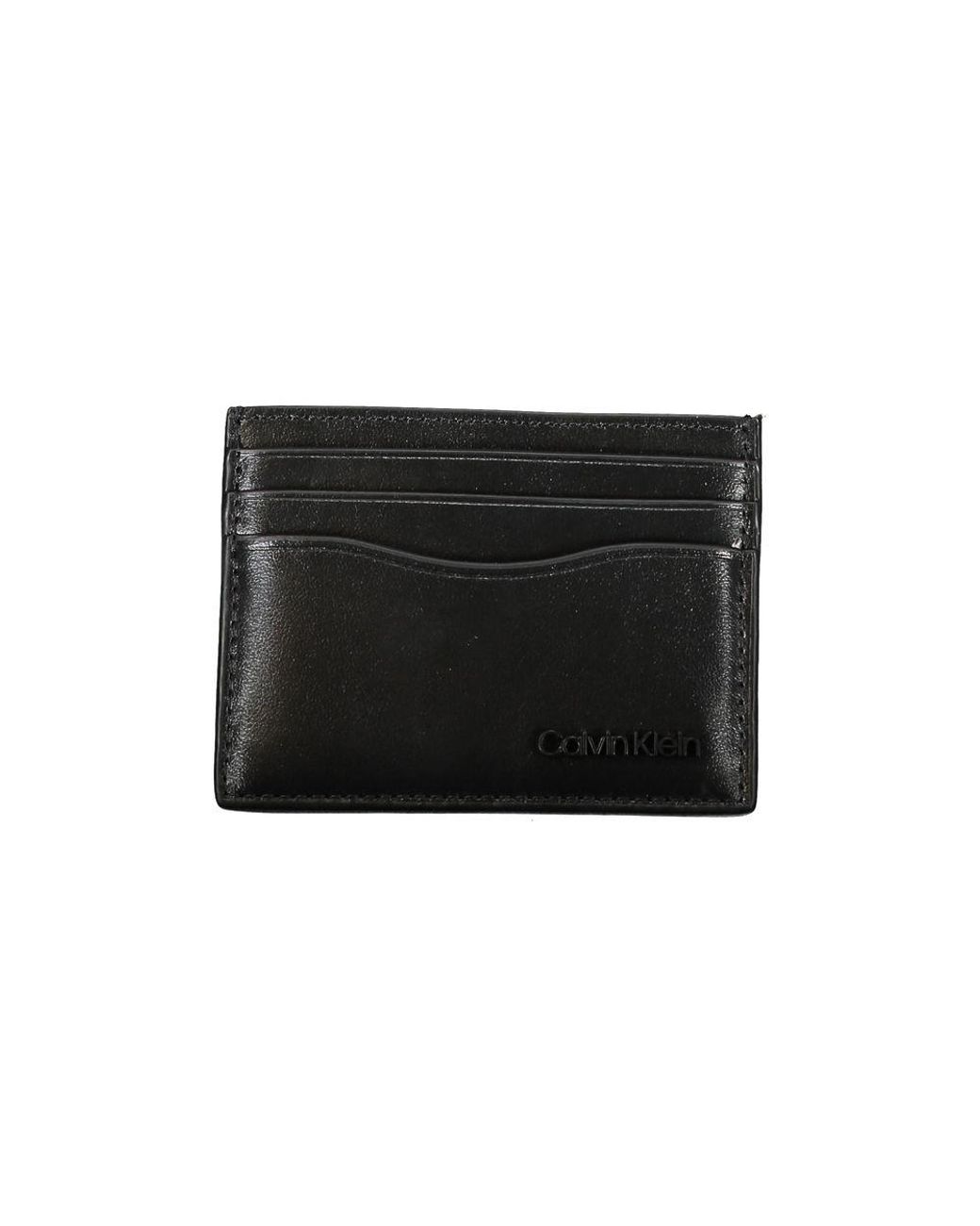 Calvin Klein Black Leather Wallet for men