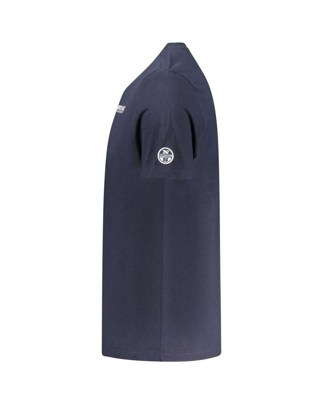 North Sails Blue Cotton Men T for men