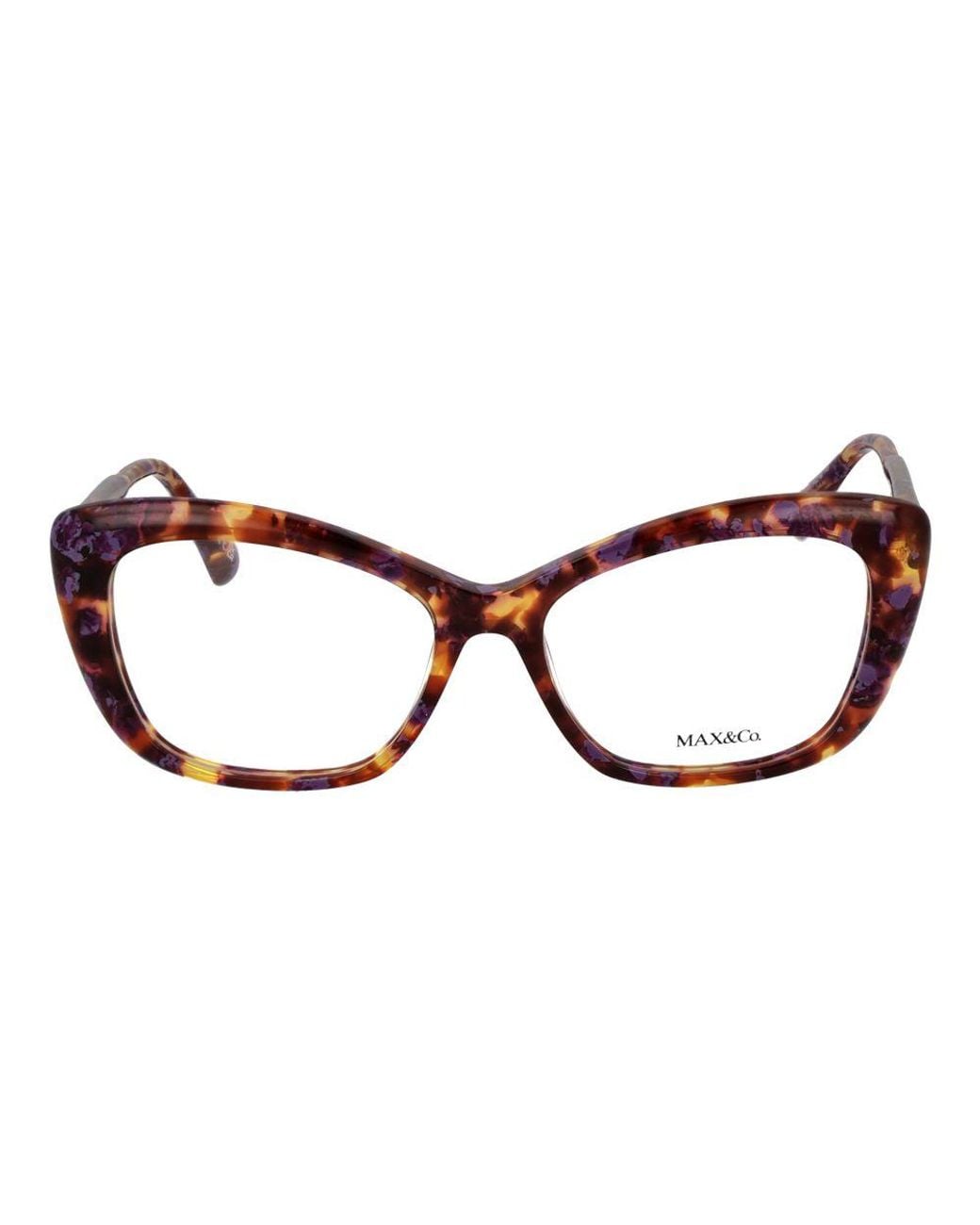 MAX&Co. Brown Multicolor Acetate Glasses (frames)