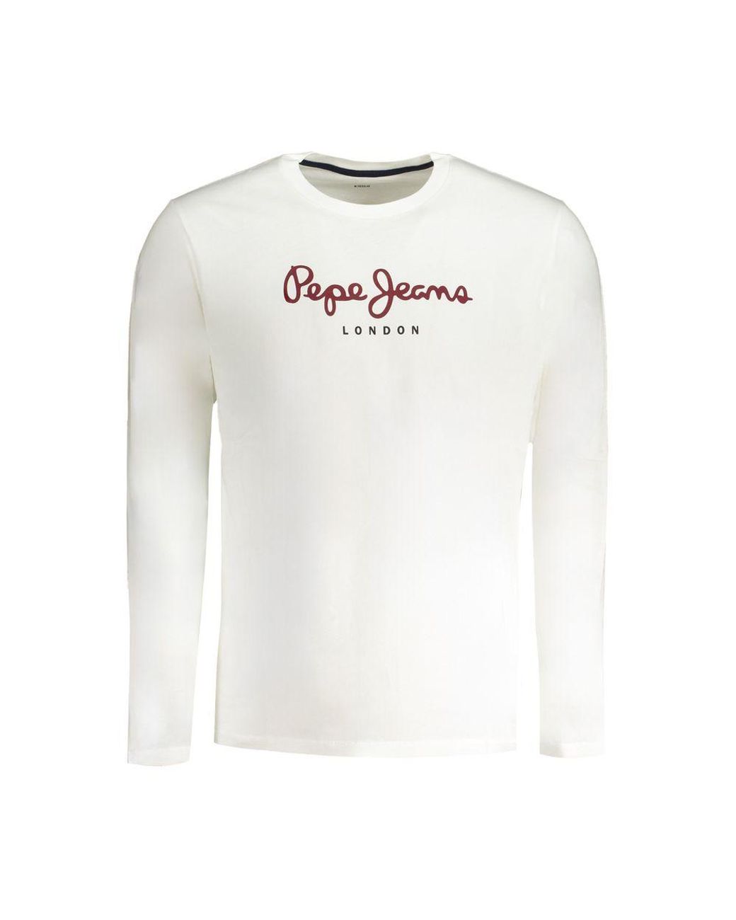 Pepe Jeans White Bianco Cotton Men T for men