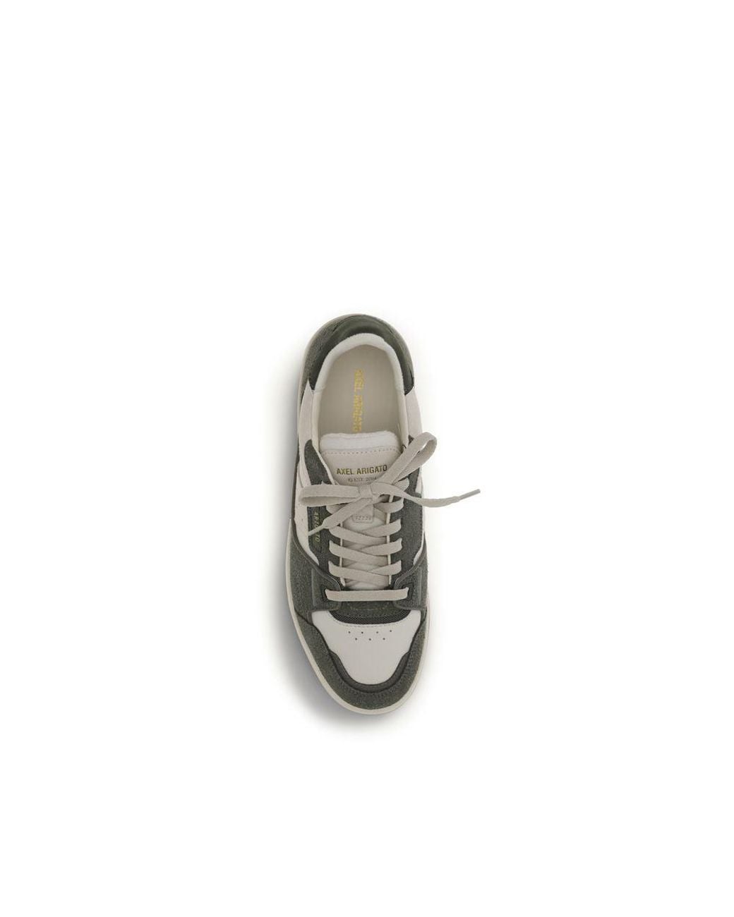 Axel Arigato White Bicolor Calf Leather Bos Taurus Low Top Sneakers for men