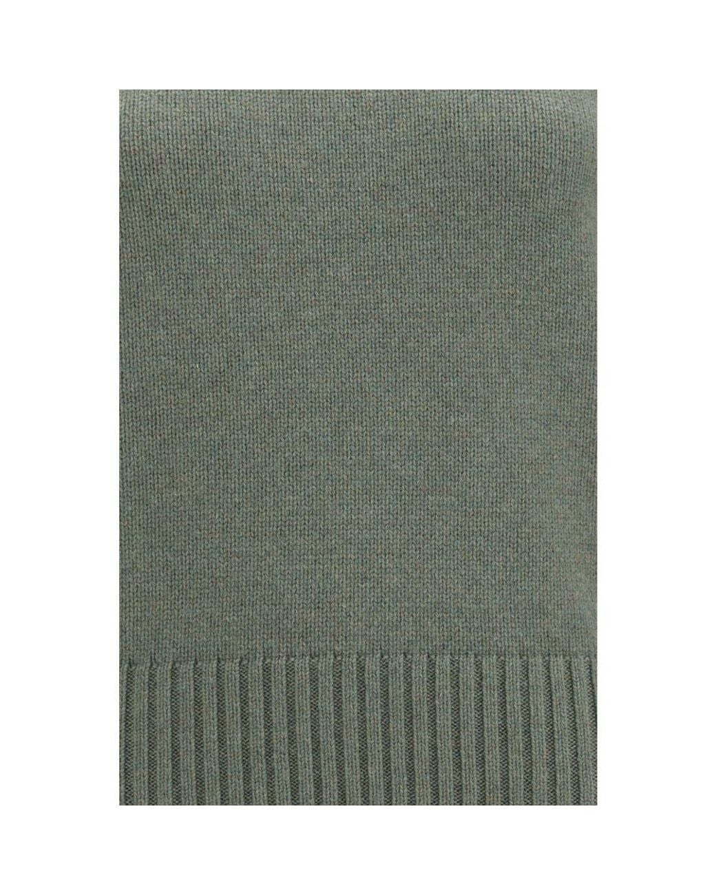 Extreme Cashmere Green Bicolor Cashmere Sweatshirt