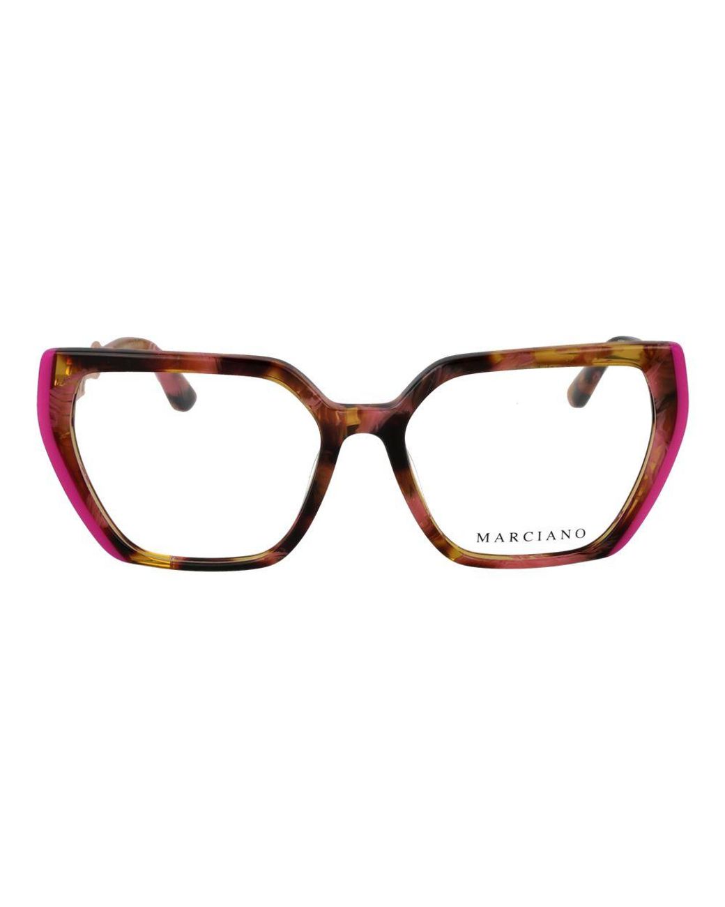 MARCIANO BY GUESS Brown Multicolor Plastic Glasses (frames)