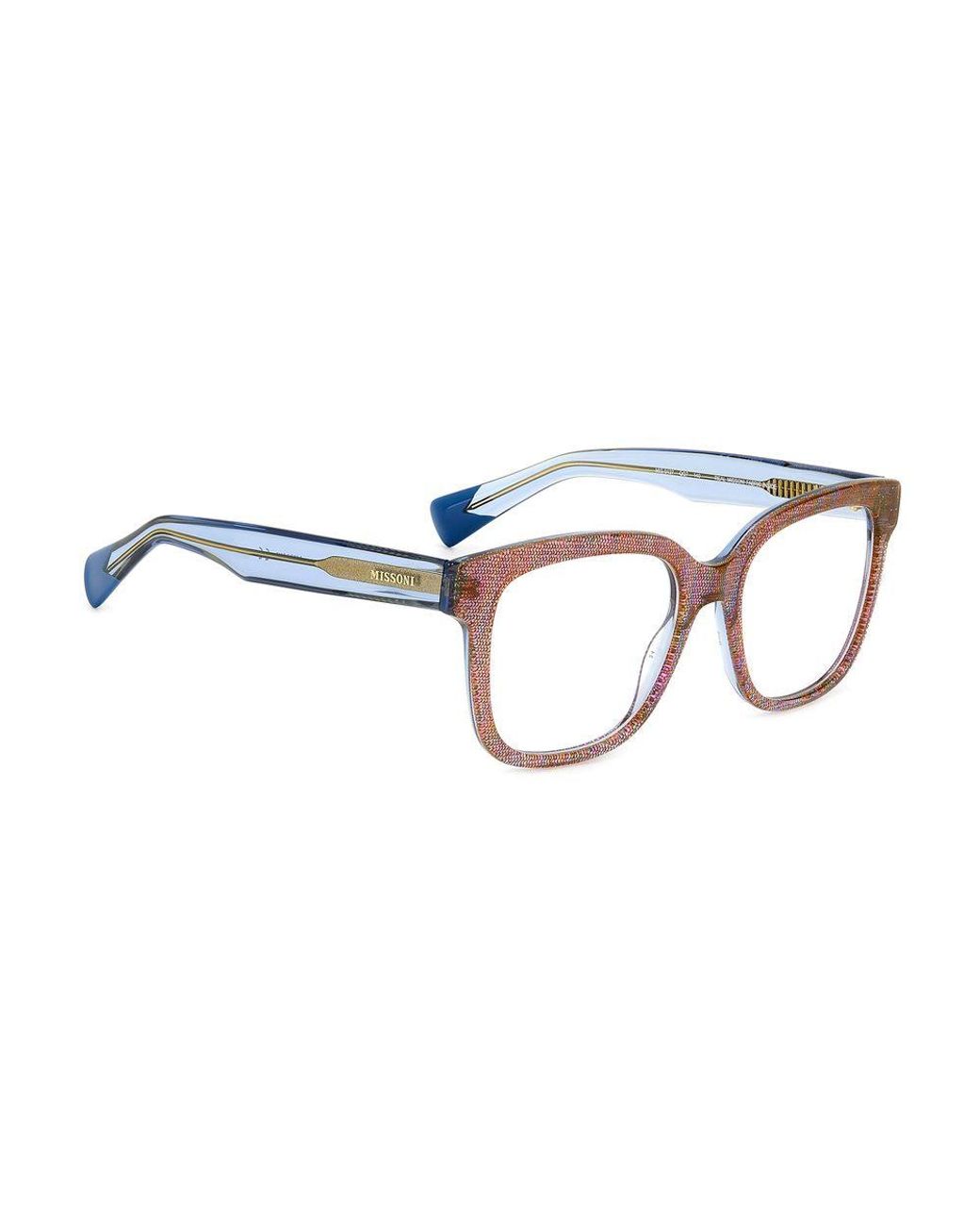 Missoni Blue Plastic Glasses (Frames)