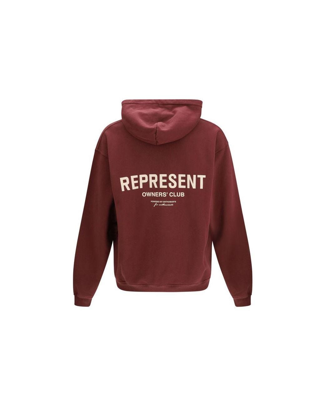Represent Red Cotton Sweatshirt for men