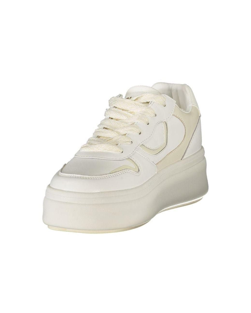 Blauer White Leather Sneaker