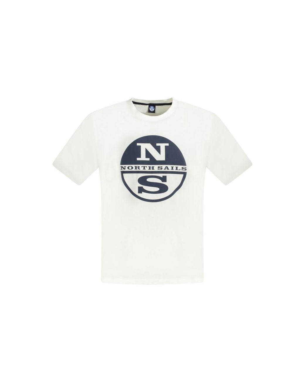 North Sails White Cotton T-Shirt for men