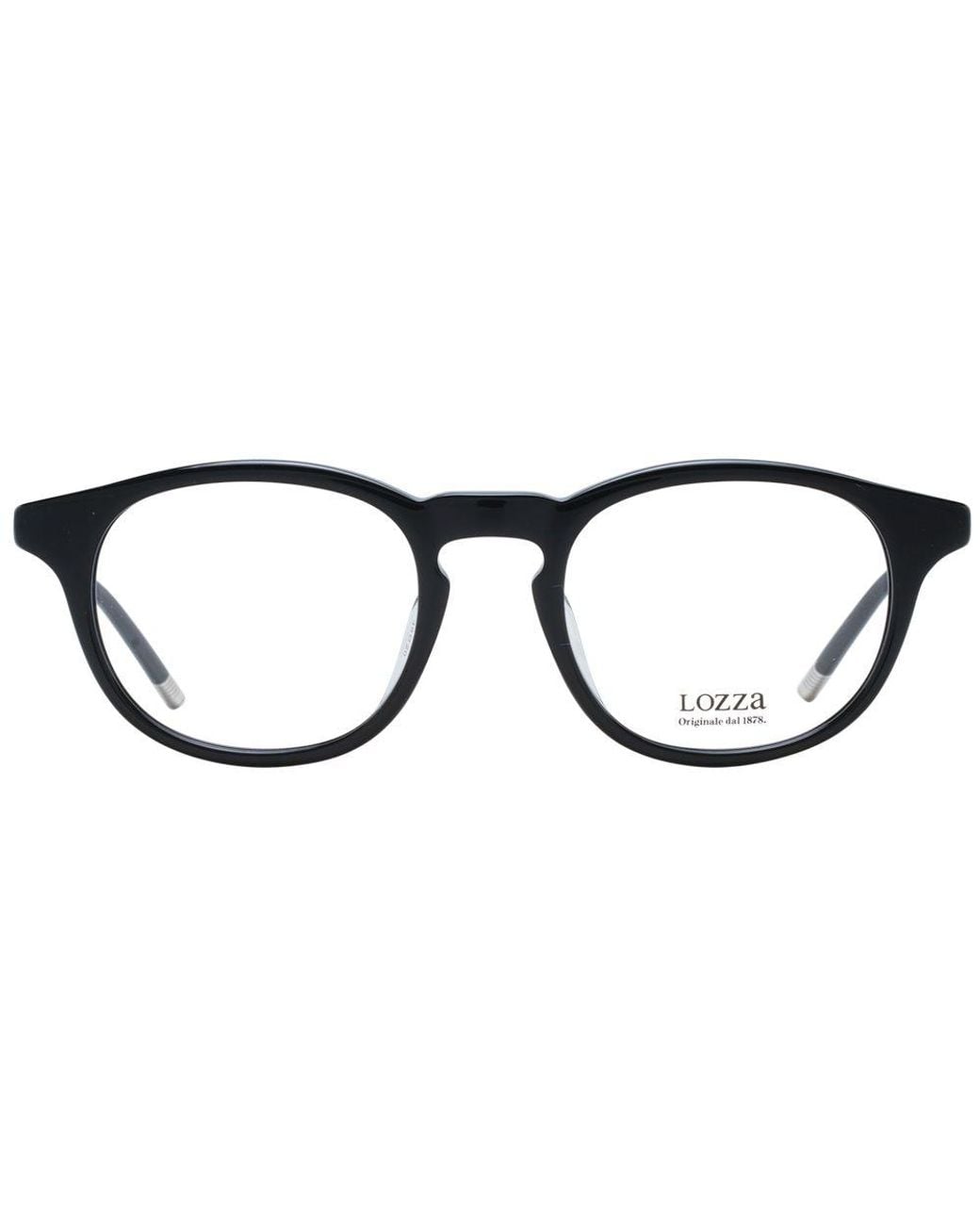 Lozza Black Acetate & Plastic Glasses (frames) for men