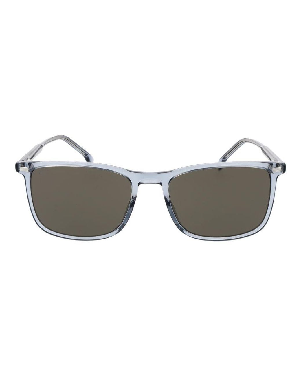 Boss Gray Blue Acetate Sunglasses for men
