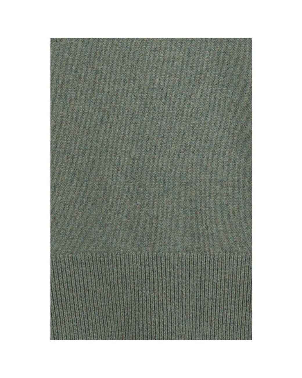 Extreme Cashmere Green Bicolor Cashmere Sweater