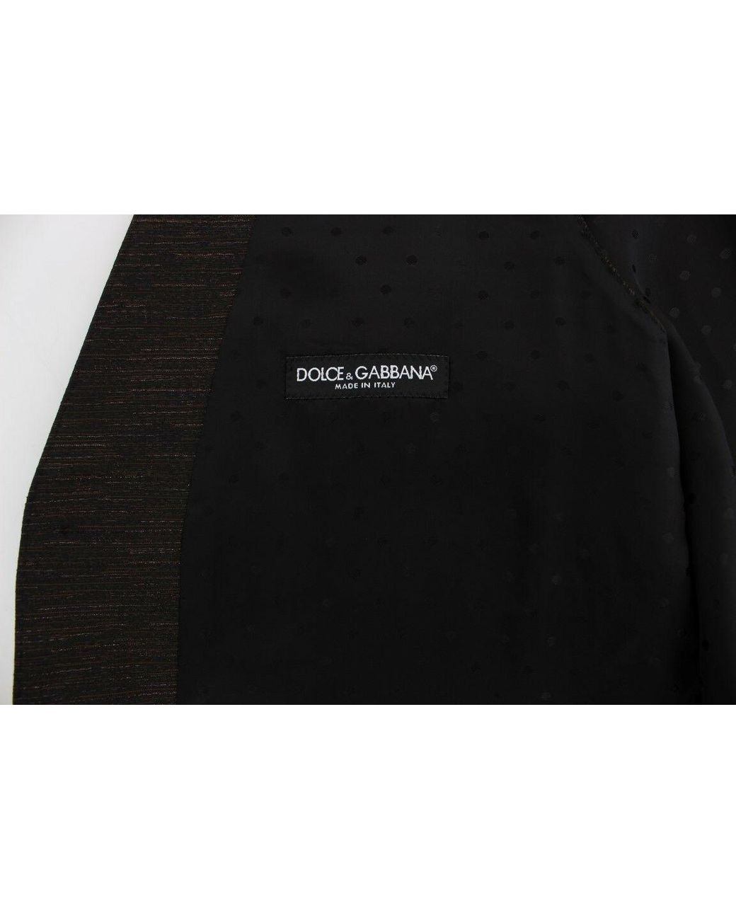Dolce & Gabbana Black Dolce Gabbana Wool Logo Dress Gilet Vest for men