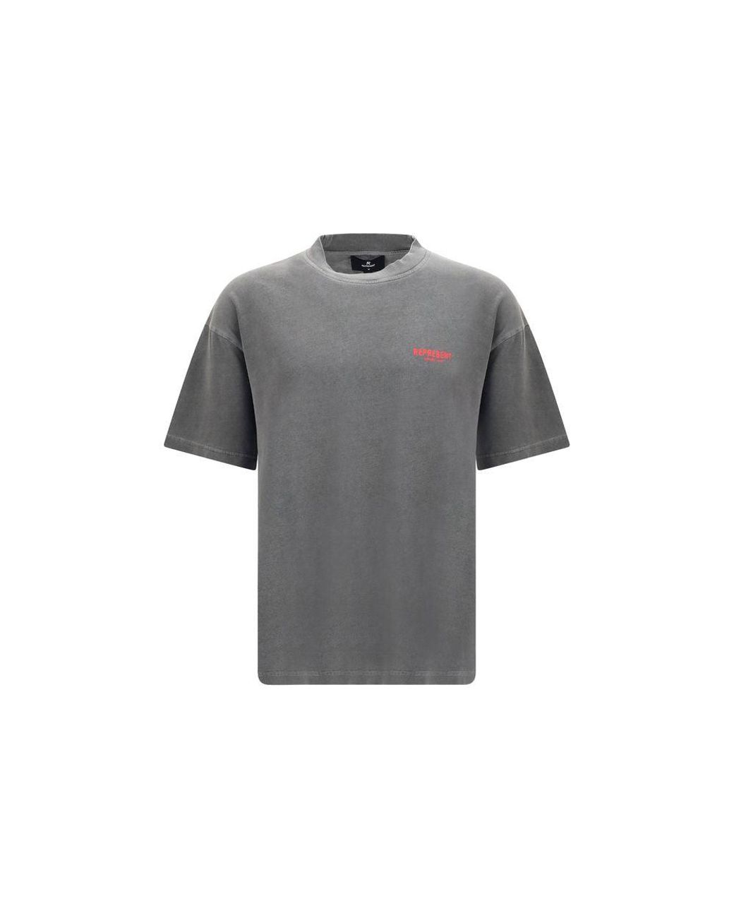 Represent Gray Cotton T for men