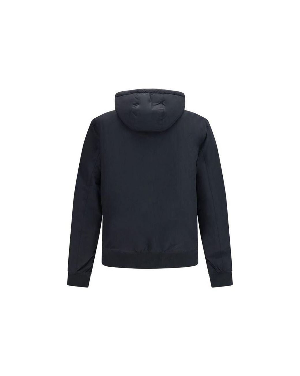 Fred Perry Blue Black Polyamide Shell Jacket for men