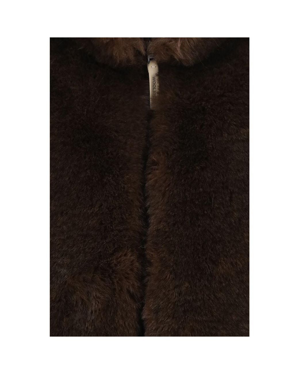 Woolrich Brown Polyester Sleeveless Jacket