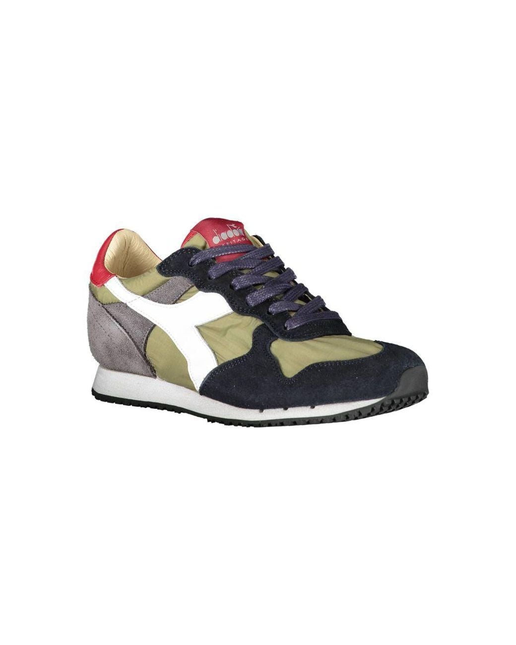 Diadora Green Fabric Sneaker