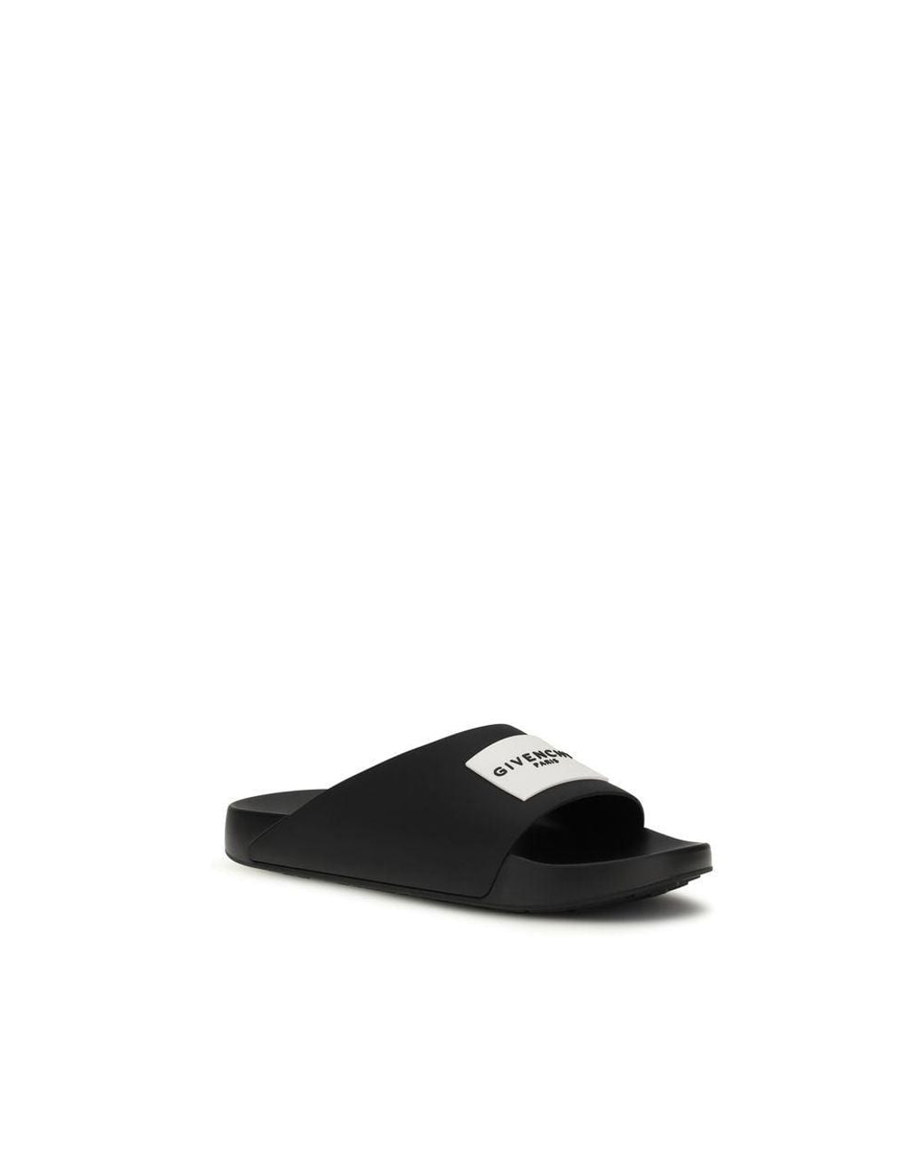 Givenchy Black Rubber Slippers for men