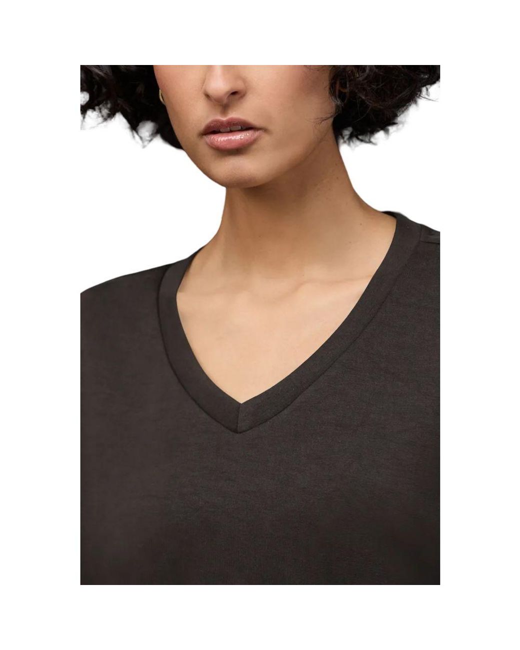 Street One Black Brown Modal Sweatshirt