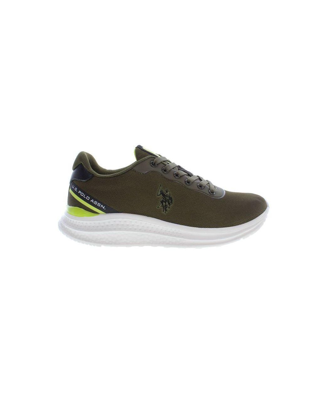 U.S. POLO ASSN. Green Polyester Sneaker for men