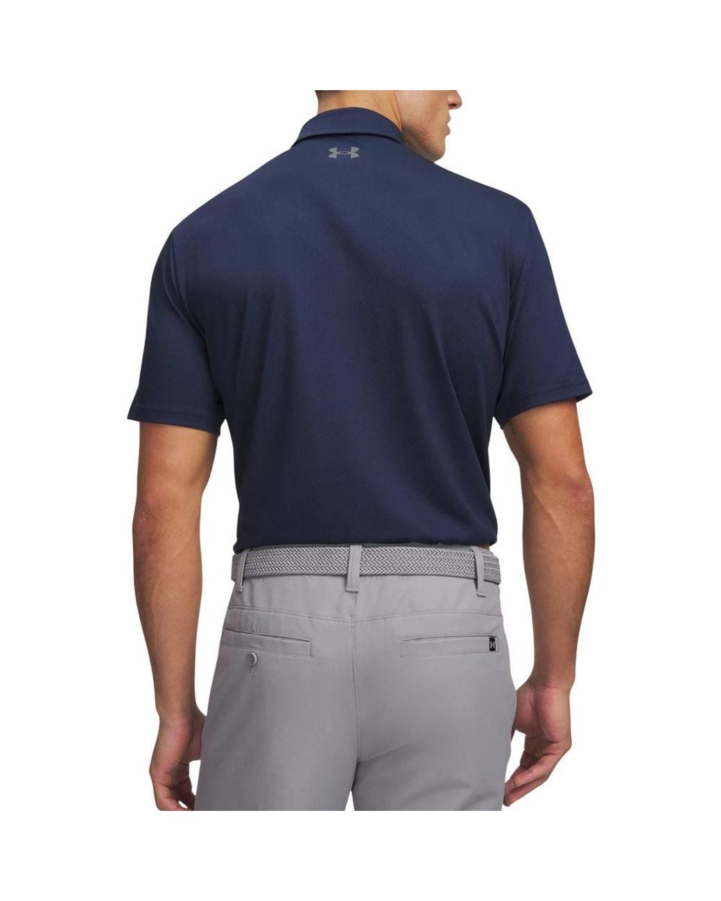 Under Armour Blue Polyester Polo Shirt for men