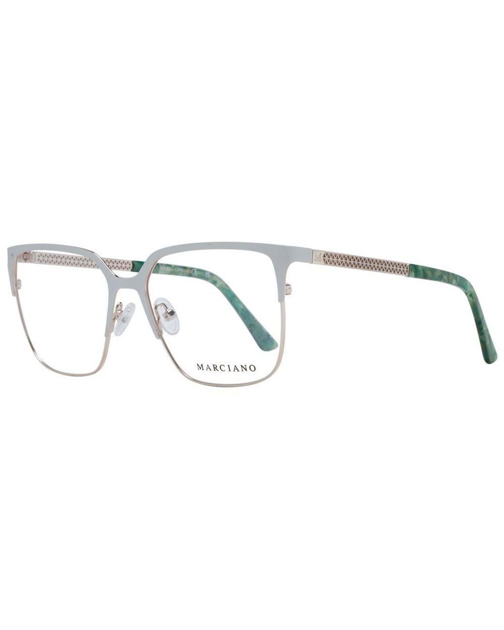 MARCIANO BY GUESS Metallic Beige Metal Glasses (frames) for men