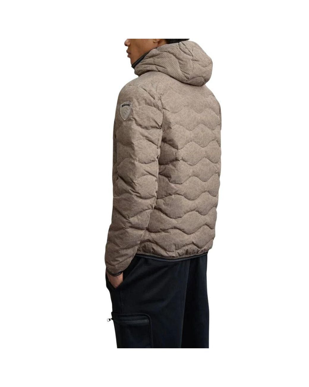 Blauer Brown Polyester Coat for men