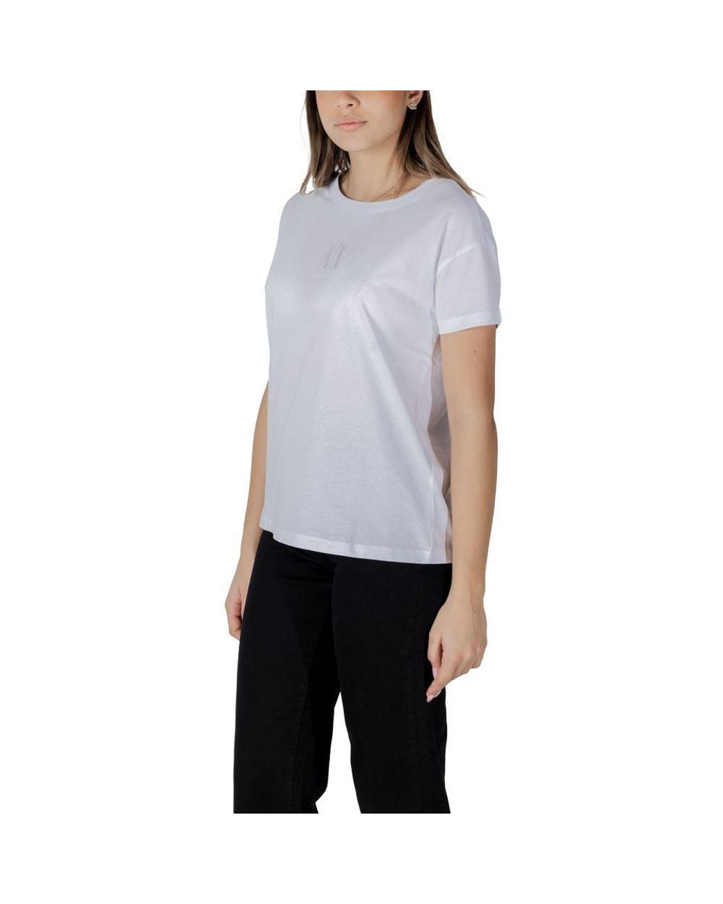 ARMANI EXCHANGE Blue Cotton T-Shirt