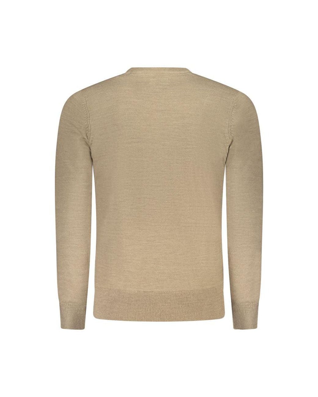 North Sails Natural Marrone Acrylic Mens Sweater for men