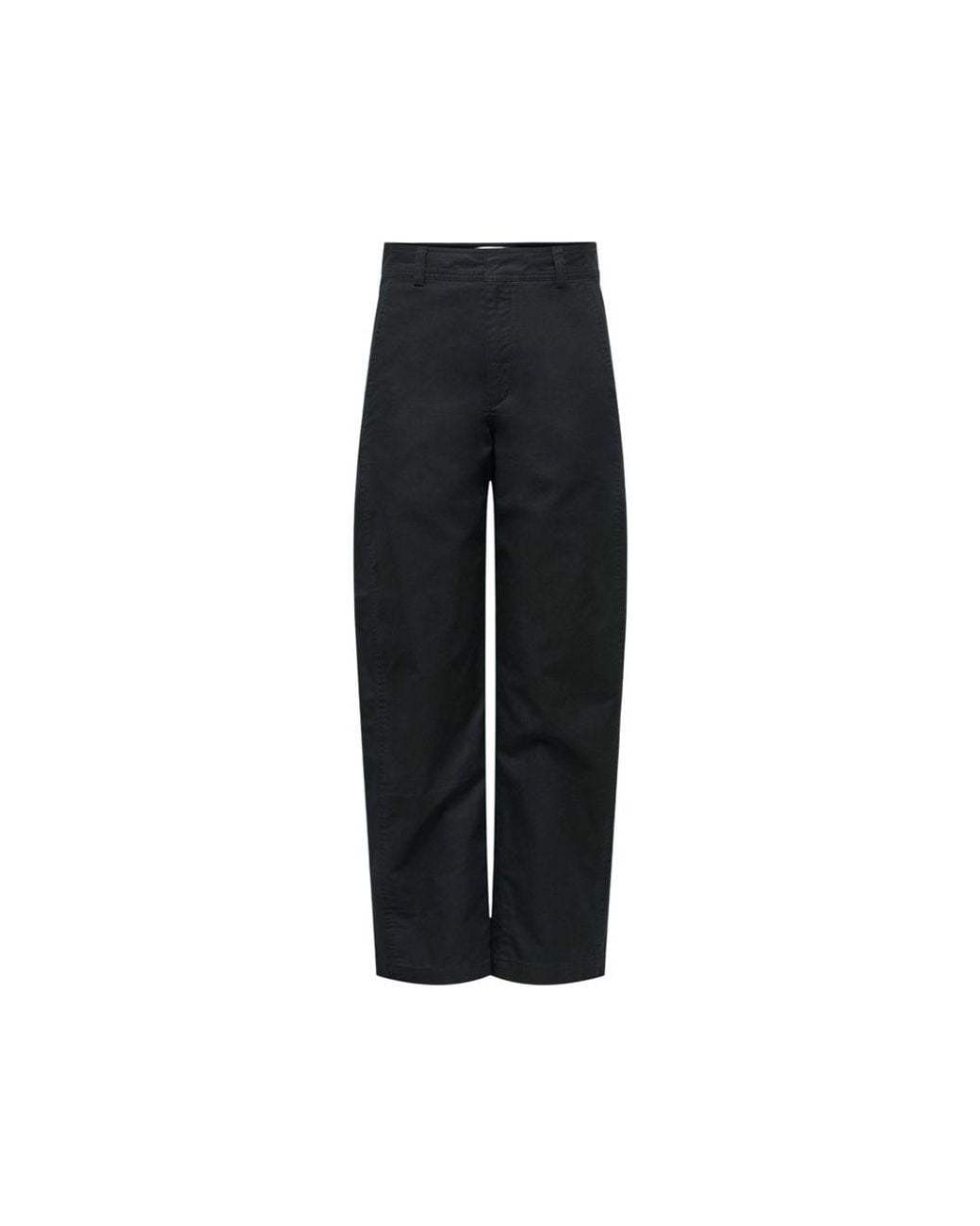 Jacqueline De Yong Black Cotton Casual Pants