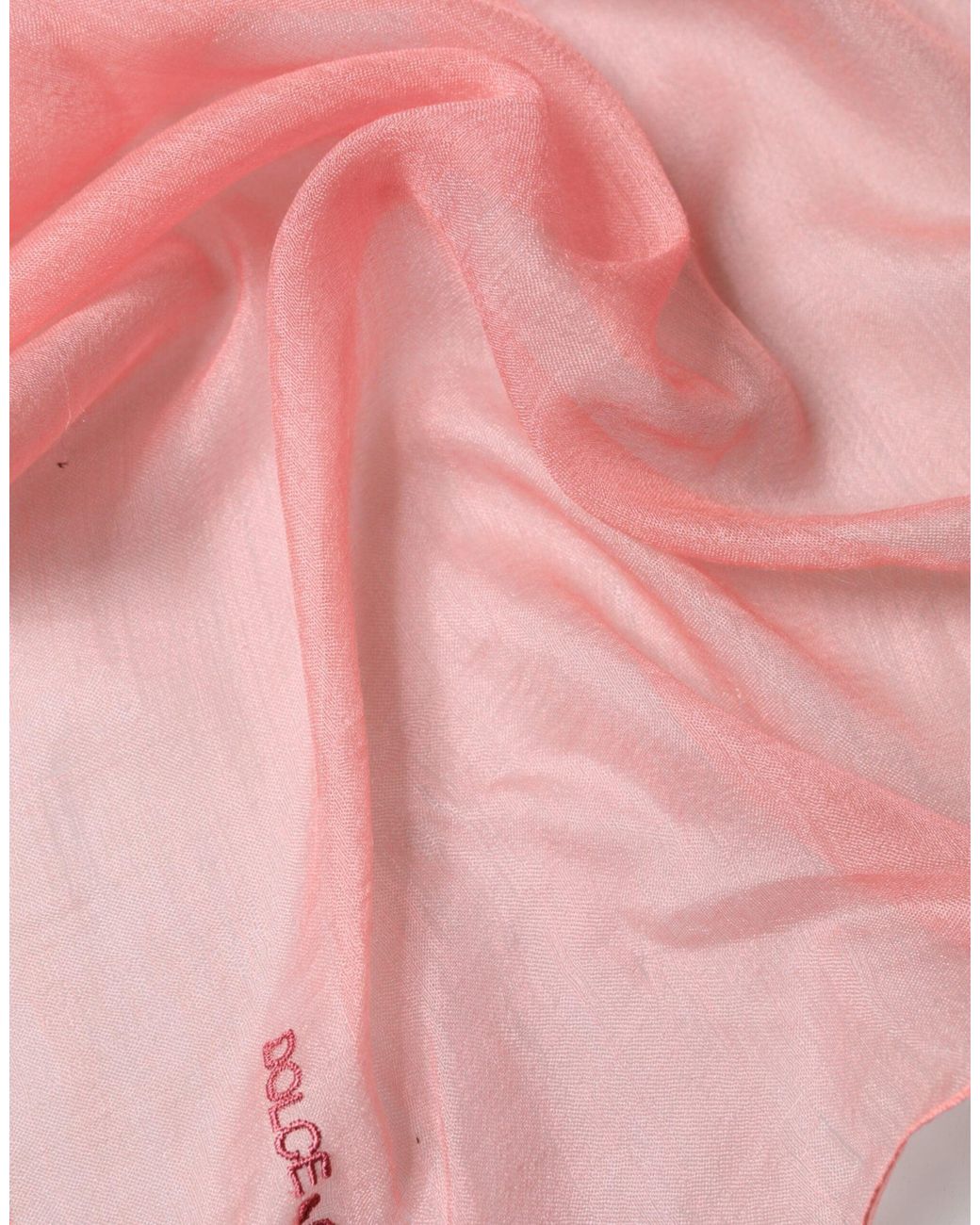 Dolce & Gabbana Pink Light Cashmere Neck Wrap Shawl Scarf for men