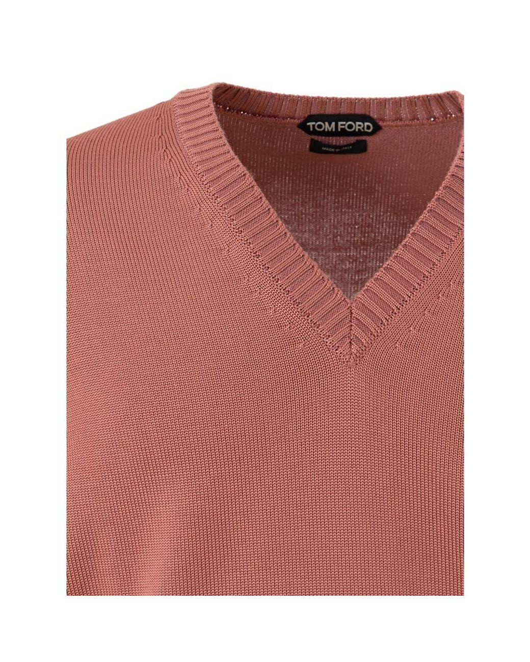 Tom Ford Pink Vneck Sweater for men