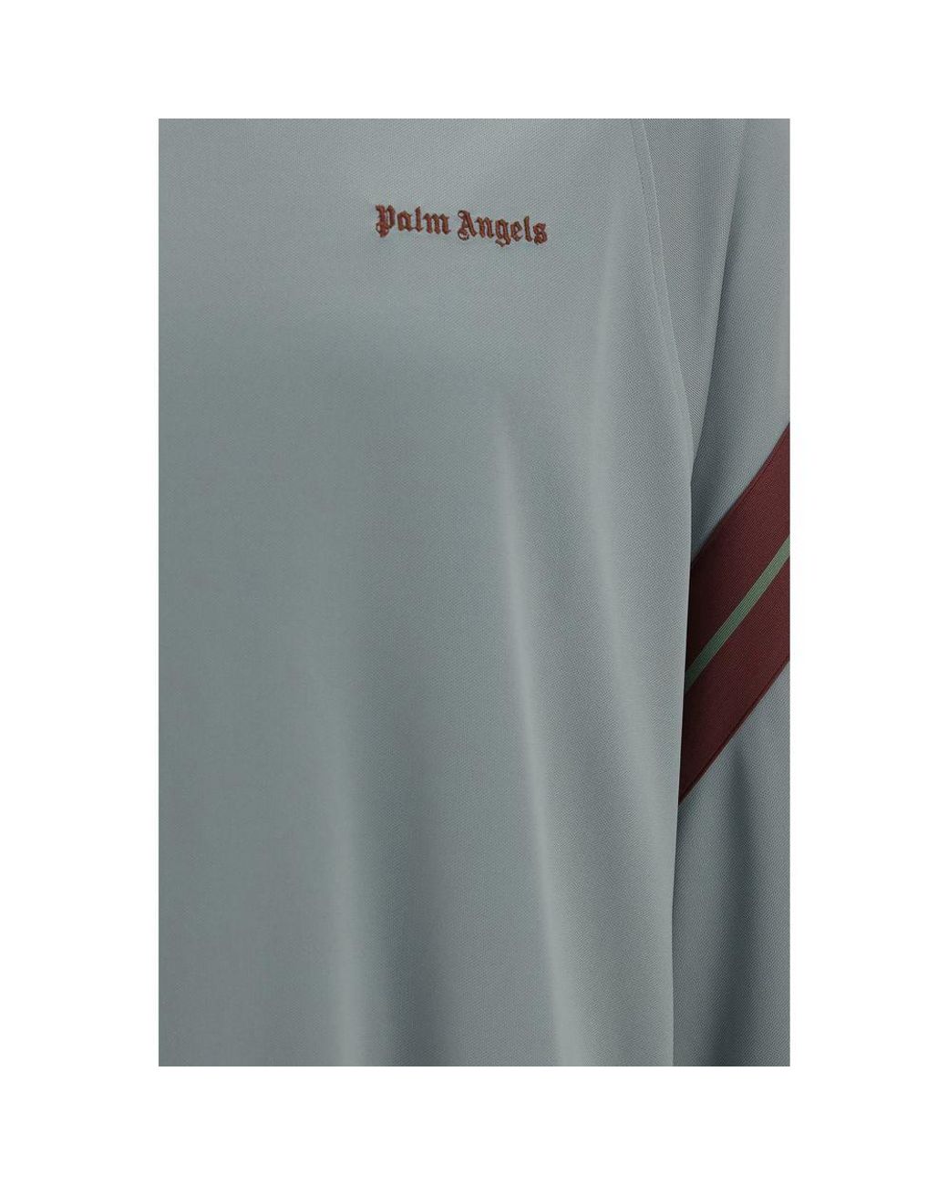 Palm Angels Gray Bicolor Polyester Sweatshirt for men