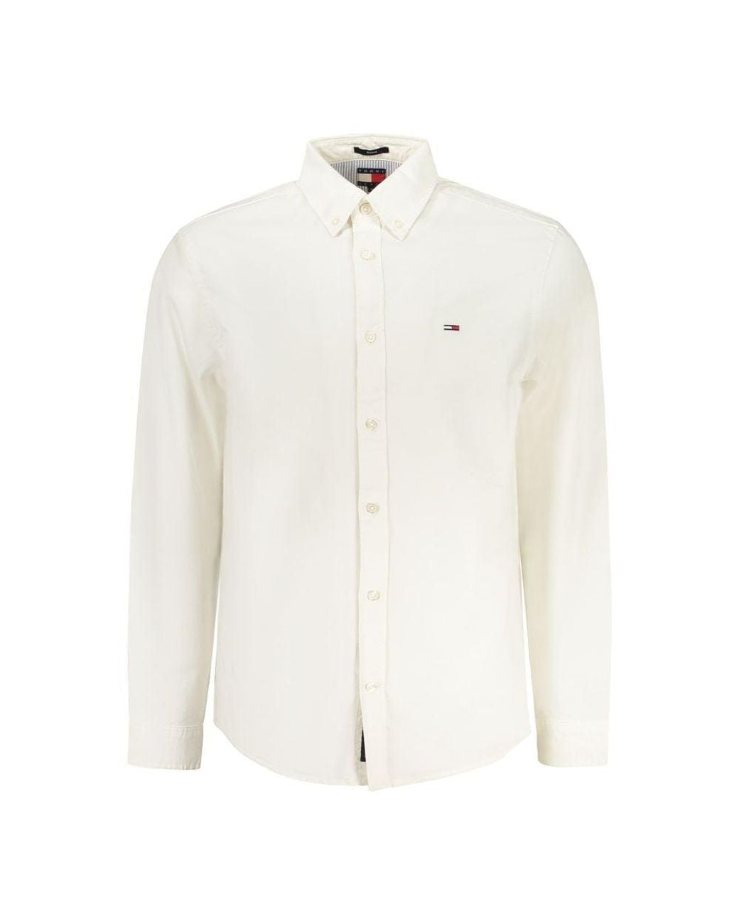 Tommy Hilfiger White Cotton Men Shirt for men