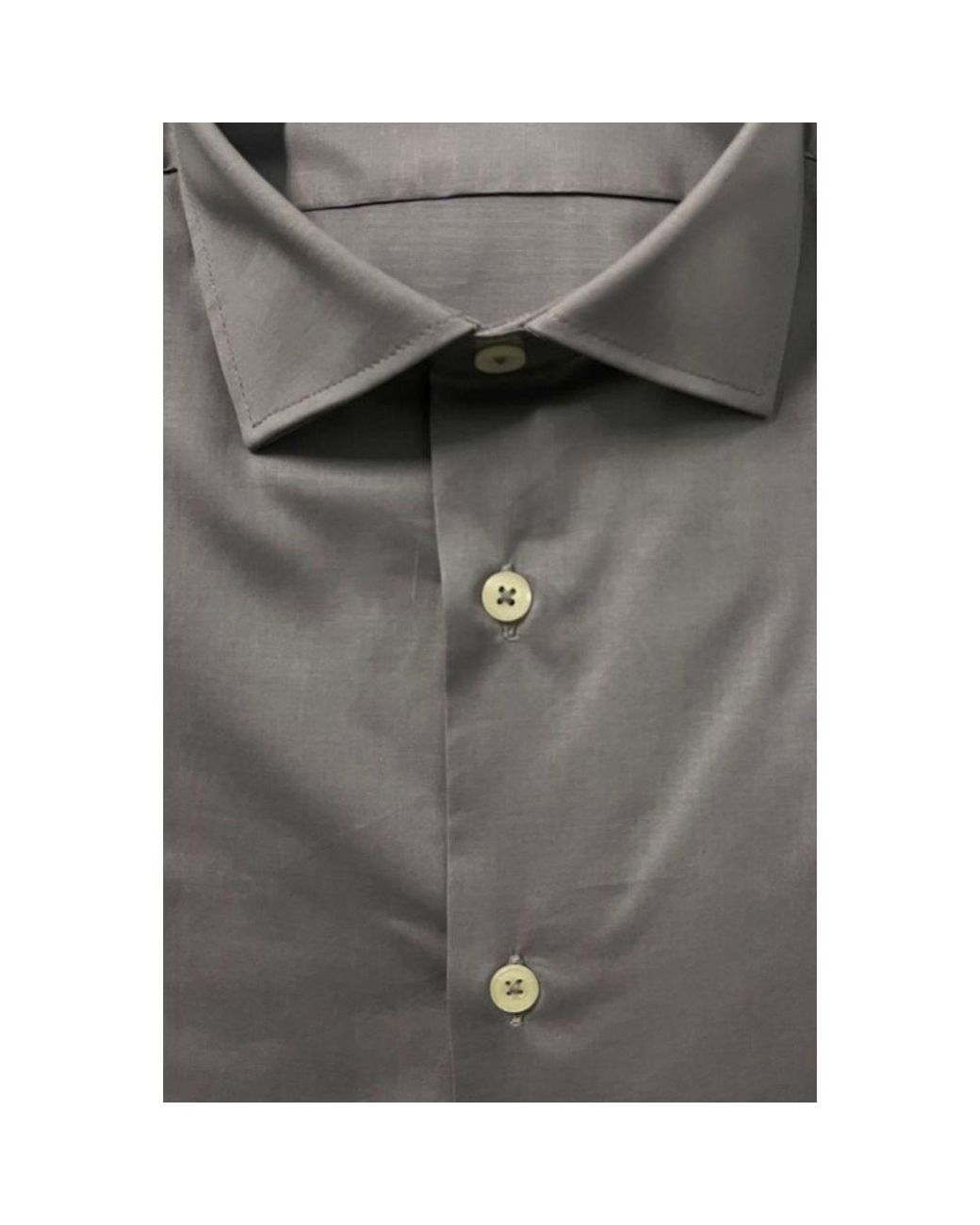 Baldinini Gray Cotton Men Shirt for men