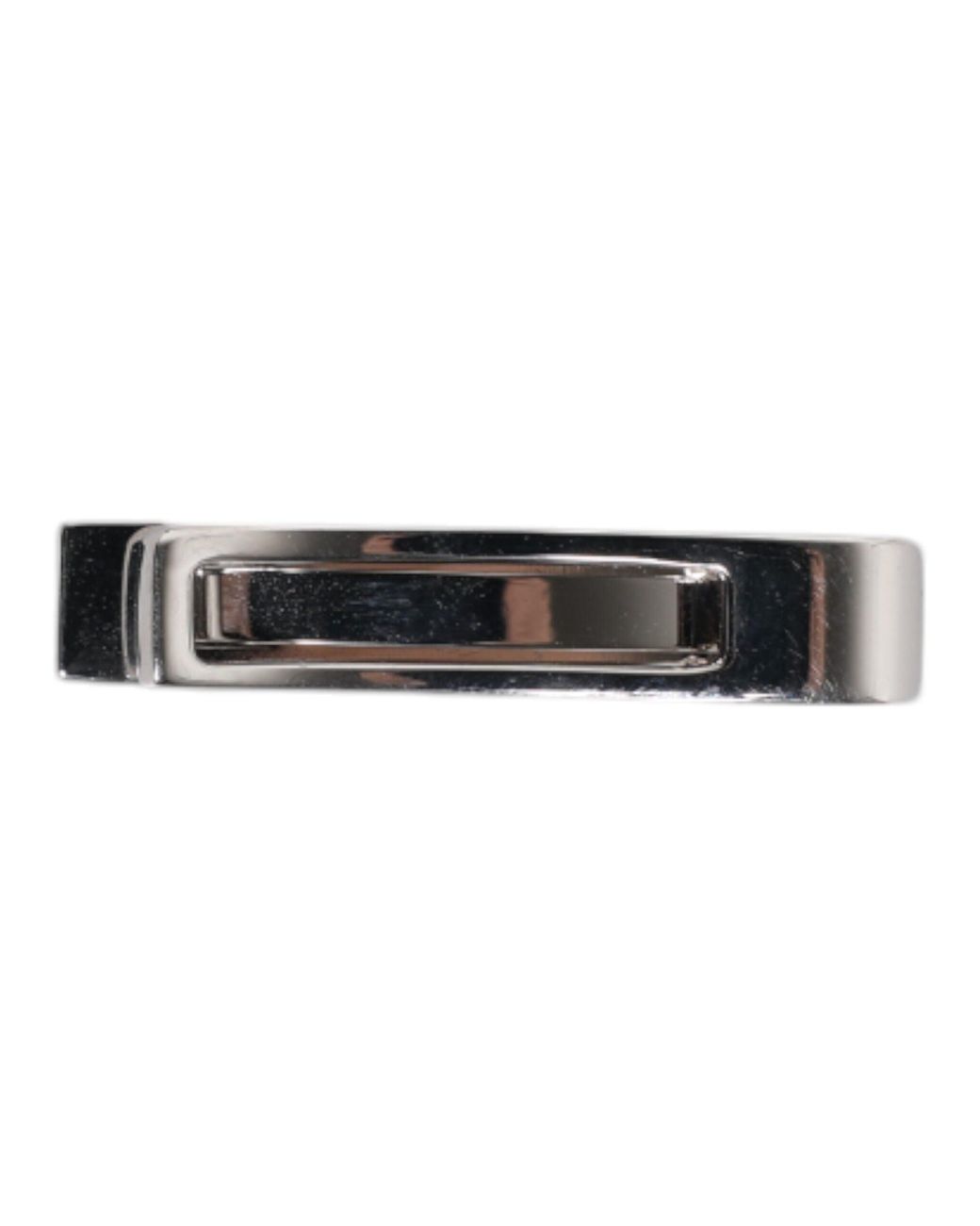 Dolce & Gabbana Metallic Tone Brass Logo Branded Tie Clip Bar for men