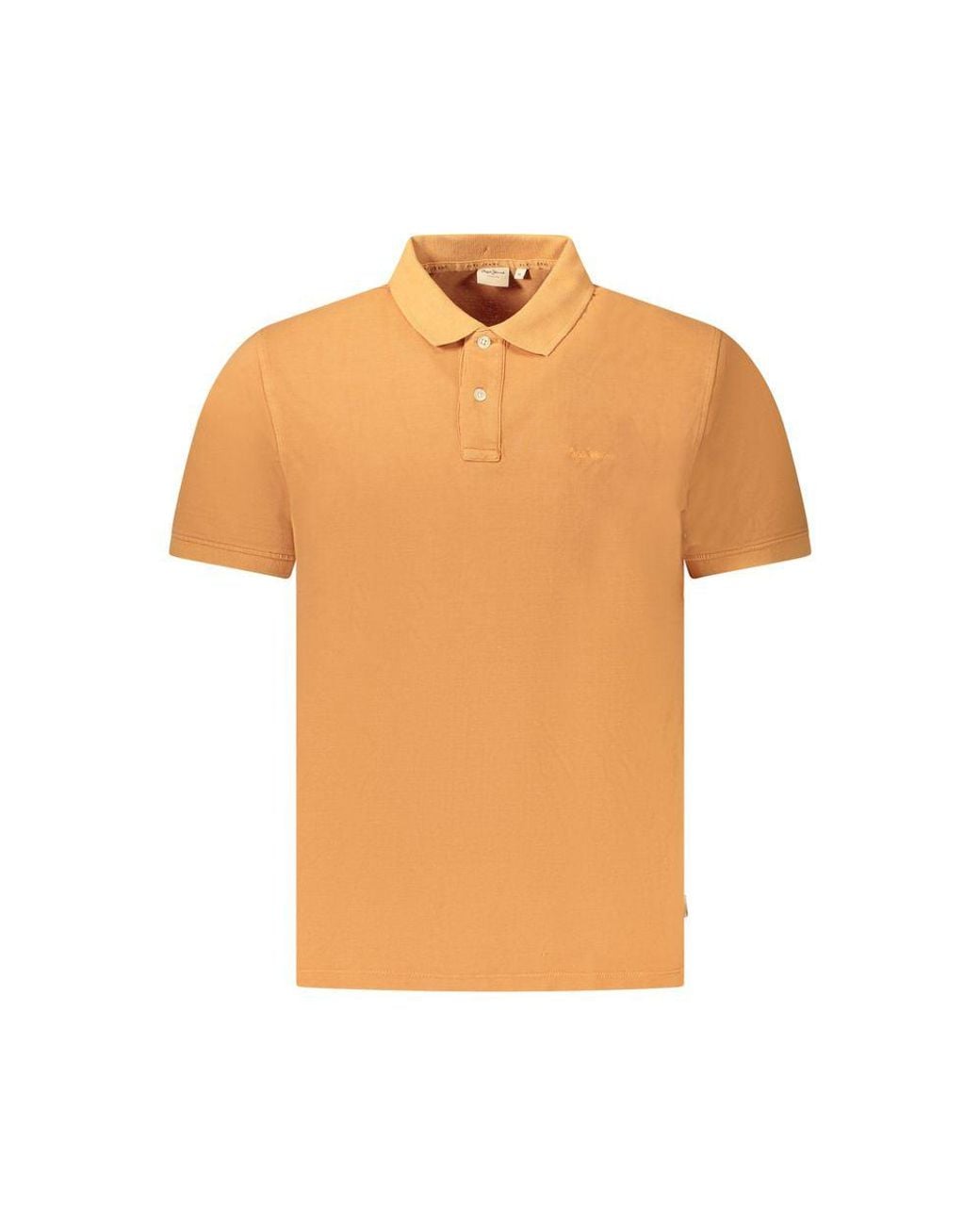 Pepe Jeans Orange Cotton Polo Shirt for men